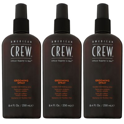 American Crew Grooming Spray 3 x 250 ml Haarspray flexiblem Halt Set