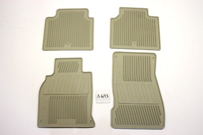 New OEM Tan All Weather Rubber Floor Mats 2011-2013 Infiniti M37 999E1-QY000-BE