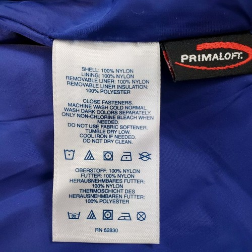 LANDS' END Men's 2XL Insulated Water Resistant 3-in-1 Primaloft Blue Jacket NWT - Picture 7 of 12
