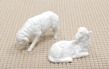 Schmid White Nativity Lamb Standing & Laying