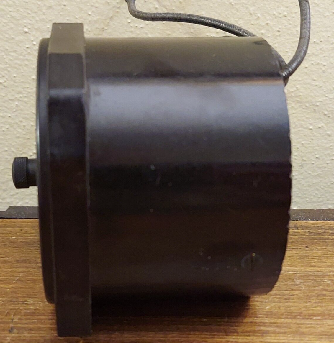 Vintage Military Aircraft Cockpit Clock Aviation Unmarked Airplane Dash