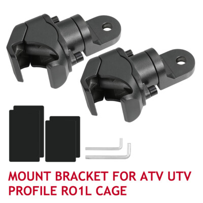  For CFMOTO UFORCE 600 1000 UTV LED Whip Light Mount Clamp Pro-fit Cage SXS CNC