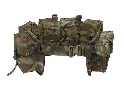 UKOM Black Tactical black Roll Pin Belt -100% UK Manufactured