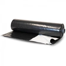 Farm Plastic Supply - 5 mil Silage Tarp Black/White Plastic Sheeting