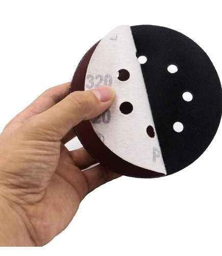 5 Pack 5 Inch 8 Holes Interface Pads Hook and Loop Soft Density Sponge Cushion - Picture 7 of 11