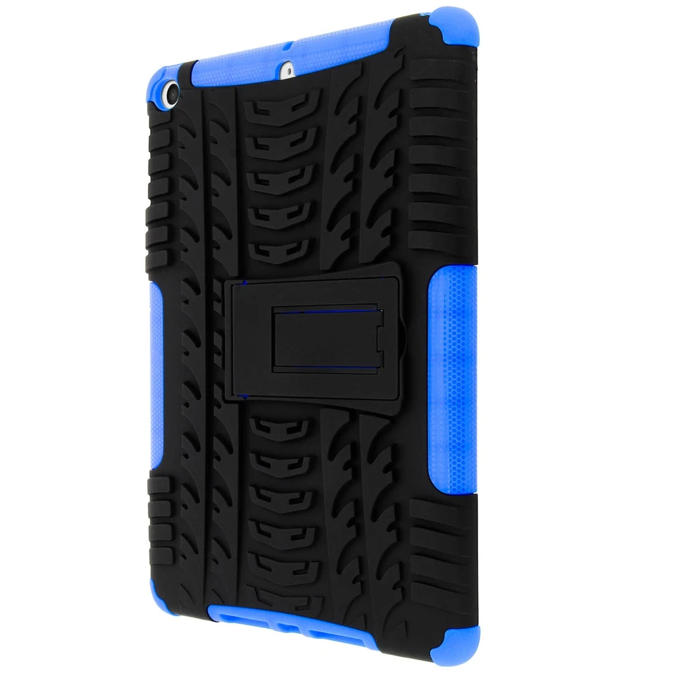 Shockproof Stand case for iPad 9.7 2017/iPad 2018 & Kickstand – Blue/Black - Image 3 of 4