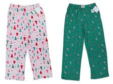 Roudelain Christmas Holiday Print Sleepwear Women's Pajama Bottoms Pants NWT