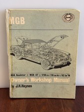 Haynes Mgb Mgbgt 1962-1974 Owners Workshop Manual Published 1973 Haynes 111