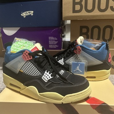 Size 12 - Jordan 4 Retro x Union LA Mid Off Noir