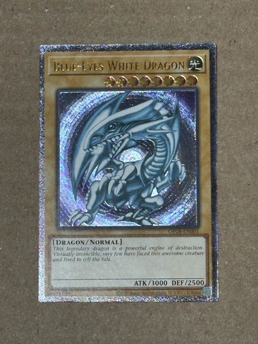 BLUE-EYES WHITE DRAGON OP28-EN001
