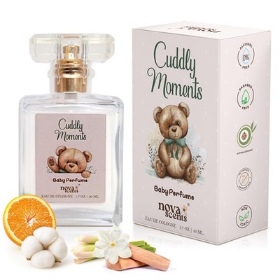 Nova Scents Baby Cologne Baby Perfume Alcohol Free Hypoallergenic Paraben Free F