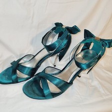 Vintage Women's Shoes Heels Turquoise Green by Fioni Size 9, in Box