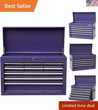 Portable Metal Tool Chest With 9 Drawers 24 9-drawer Tool Chest Cabinet Wit...