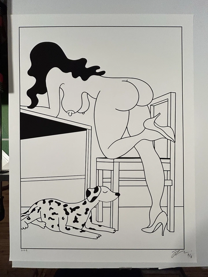 FUCCI - Lazy Sunday (2/3) - Archival Pigment Print On Paper By FUCCI (unframed) - Image 4 of 4