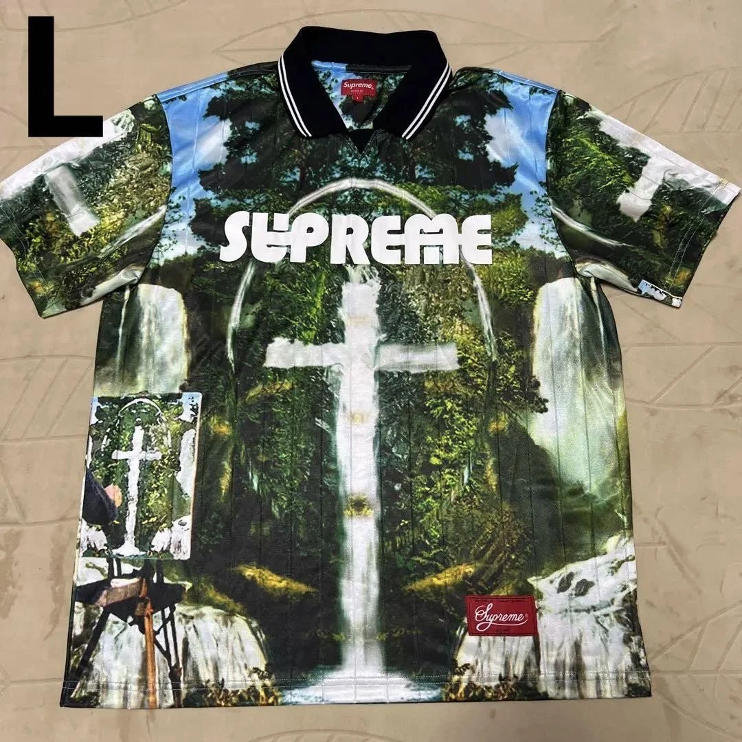 Maillot de football Supreme homme L Tadanori Yokoo emblématique streetwear rare occasion LTD