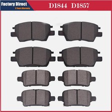 Front and Rear Ceramic Brake Pads Kit For Chevrolet Cruze Volt Bolt EUV LT EV