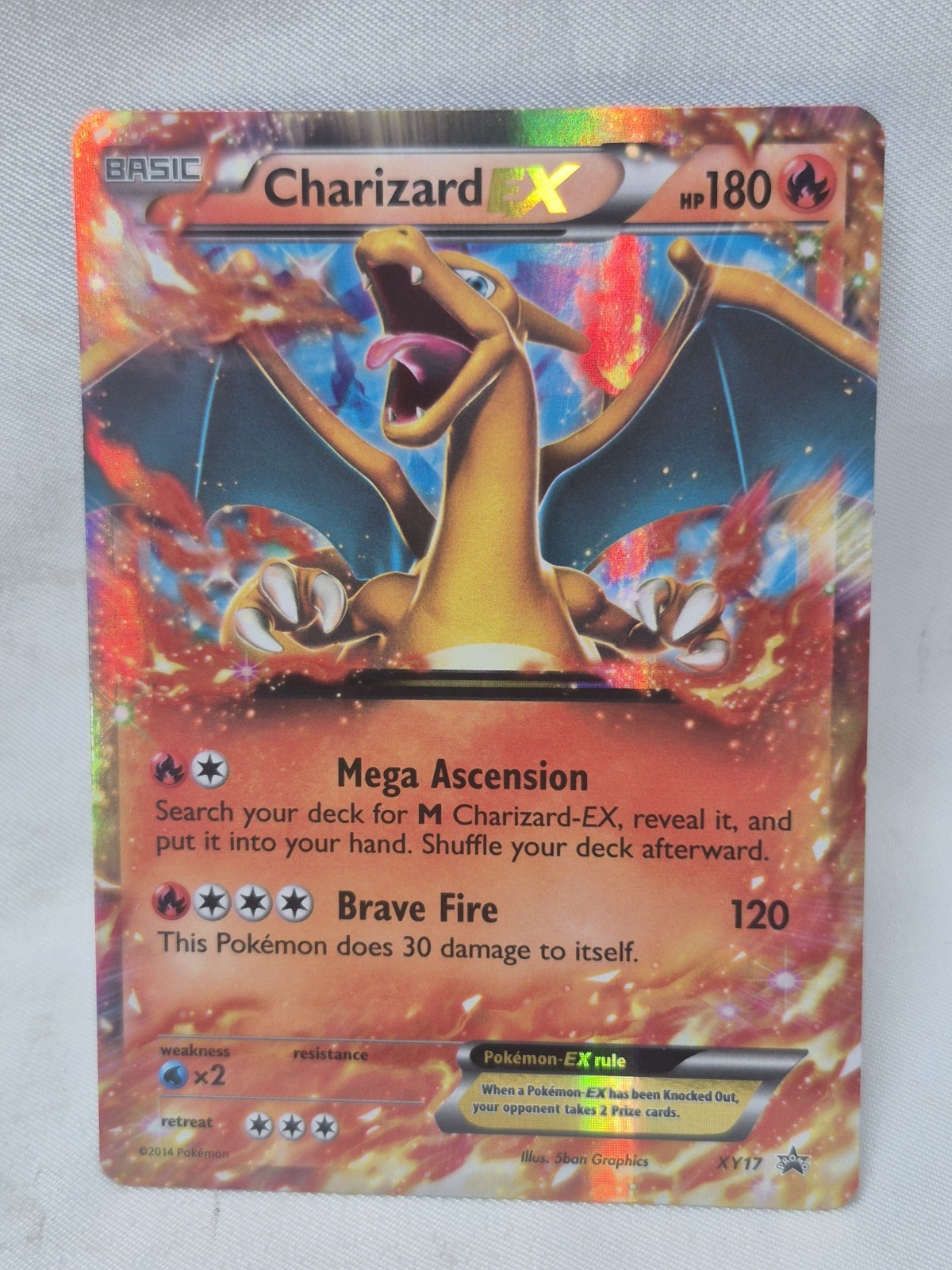 Charizard EX - XY17 - Pokemon TCG XY Promo Ultra Rare Card - NM