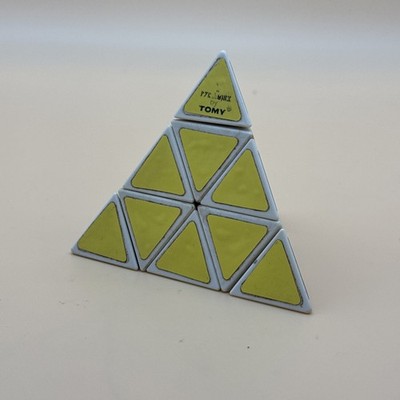 Vintage Pyraminx by TOMY Pyramid Triangle Rubik s Cube Combination Puzzle 1981