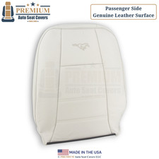 1999-2004 For Ford Mustang V6 Genuine Leather Passenger Top Cover Oxford White