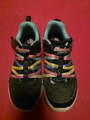 Sketchers Lights Schuhe Gr. 35 Mädchen Bunt Mit Glitzer