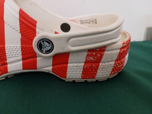 Crocs Classic American Flag Clog Size M6 W8 Red White Blue USA Stars Stripes - Picture 3 of 16