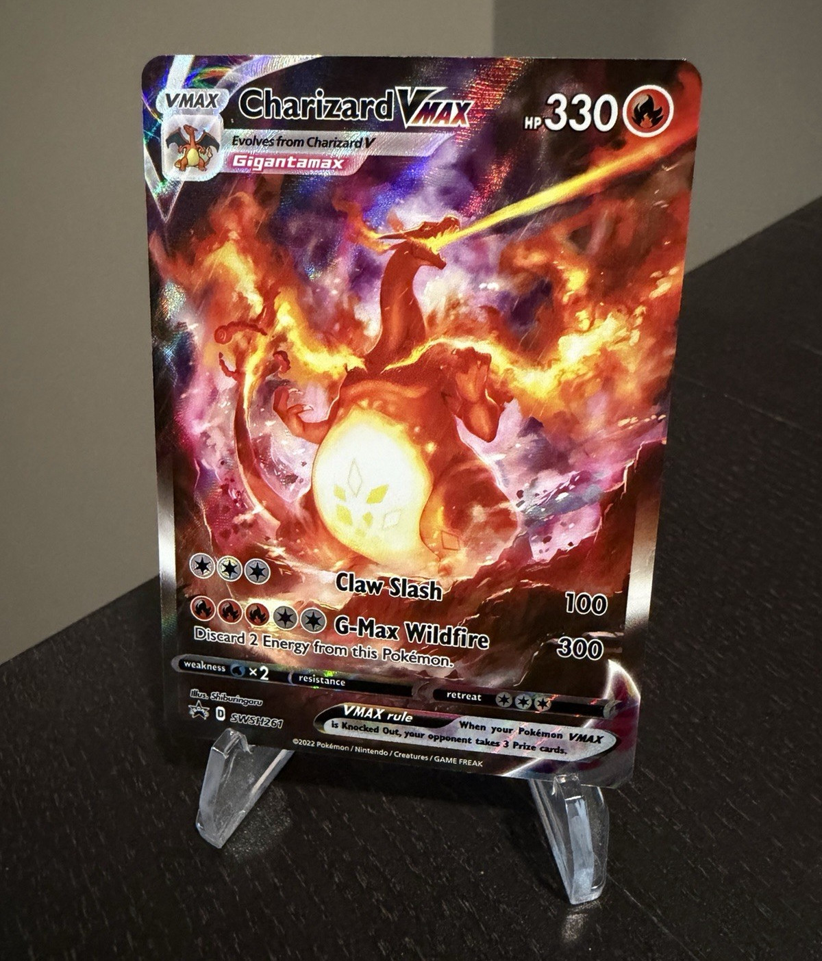 The Pokémon Company Pokemon TCG Charizard VMAX SWSH261 SWSH Promo Holo English