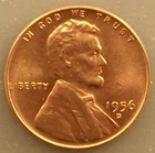 1956 D Lincoln Wheat Cent / Penny BU  **FREE SHIPPING** Beautiful Coins