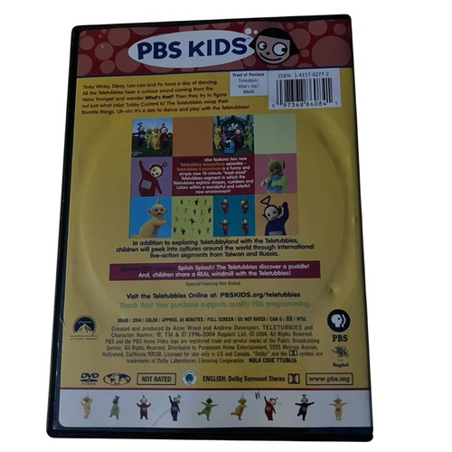 Teletubbies What's That DVD Delightful Dances And Silly Surprises PBS Kids Show - Picture 2 of 7