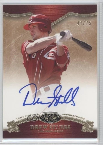 2012 Topps Tier One On the Rise Auto /75 Drew Stubbs #OR-DST Auto
