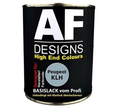 250ML Autolack für Peugeot KLH Blu Leman Metallic Basislack spritzfertig
