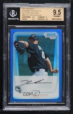 2011 Bowman Chrome Prospects Blue Refractor Tom Koehler BGS 9.5 GEM MINT 0l2