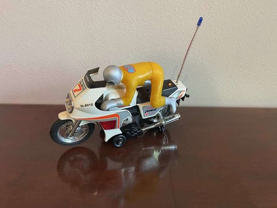 Vintage 1980s Pioneer CX500 Motorcycle Toy CL-2010 Hong Kong WORKS Great  - Image 2 of 4