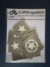 1/16 Scale WWII Allied Star Paint Masks