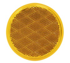 Peterson Manufacturing V475A Amber 3-3/16" Round Reflector