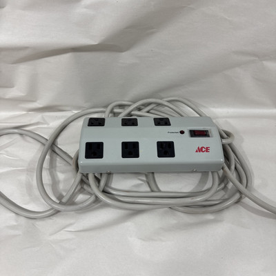 Ace Voltage Surge Suppressor Model 3185428.-6 Plugs. 180  Gray