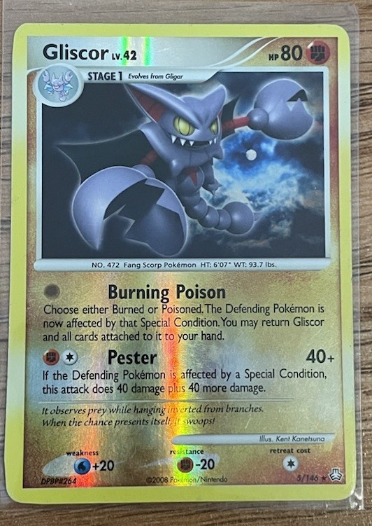 Pokemon TCG Gliscor Legends Awakened 5/146 Rare Reverse Holo NM Card