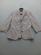 Talbots Women's Blazer 4 Black Gingham Professional Casual Classic Stylish