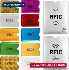 Aigee 28 RFID Blocking Sleeves 24 Credit Card Protector Holders in 12 colors