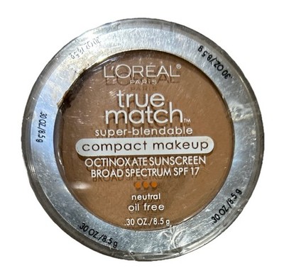 LOREAL True Match Super Blendable Compact Makeup N4 BUFF BEIGE SPF 17 RARE HTF