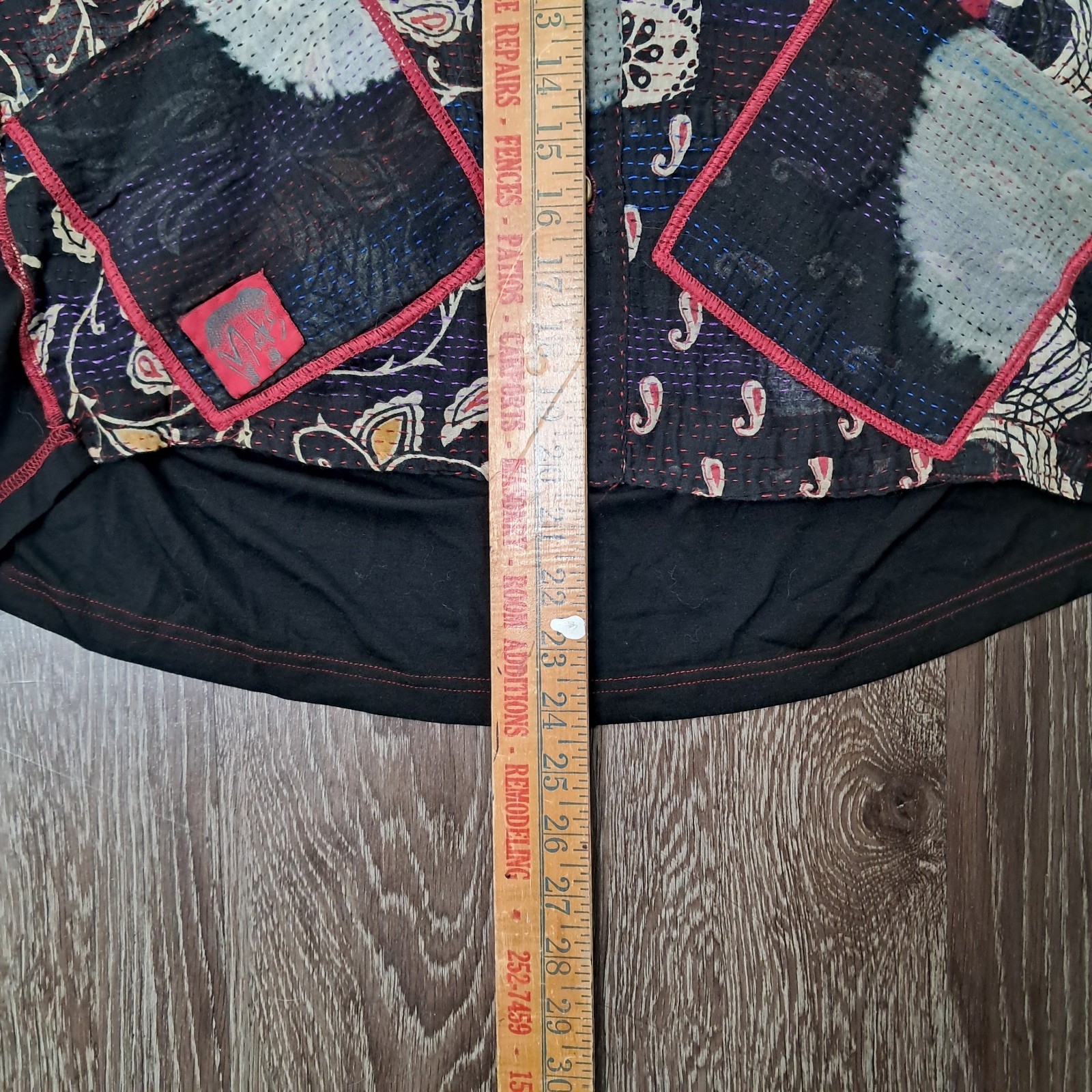 Meiko Mintz Patchwork Kantha Reversible Long Slee… - image 13