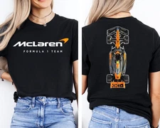 Lando Norris McLaren F1 Race Team TShirt, Lando Norris F1 Two Sides Tshirt