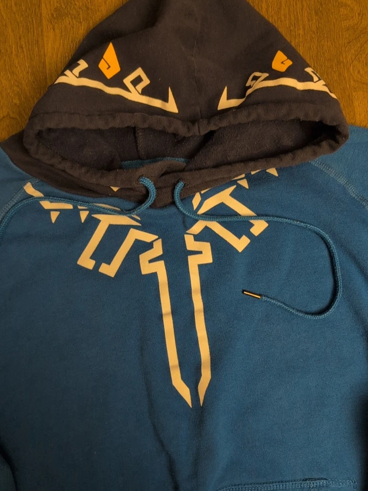 The Legend of Zelda Breath Of The Wild Sudadera con Capucha Hombre Grande Nintendo '17 Sudadera - Imagen 2 de 4