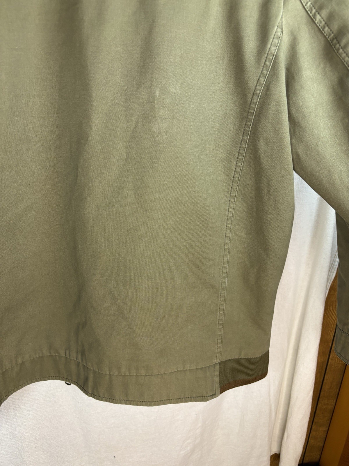 Playboy Collection Zip Up Jacket Large Green Bomb… - image 20