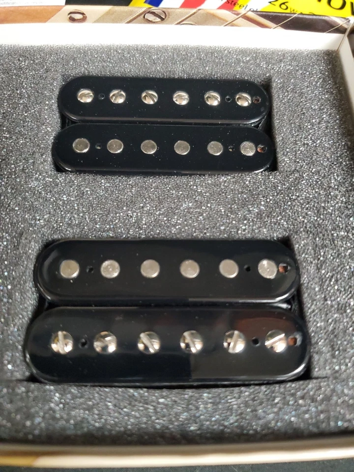 Juego de pastillas Humbucker abiertas de 6 cuerdas Bare Knuckle Ragnarok 50 mm NUEVO Foto 2 de 4