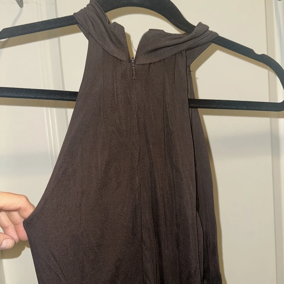 Gucci Dark Purple Dress Size 38 - Image 2 of 4