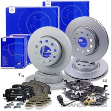 Produktbild - ATE BREMSSCHEIBEN +BELÄGE VORNE+HINTEN FÜR AUDI A3 SEAT ALTEA SKODA VW GOLF 5 6