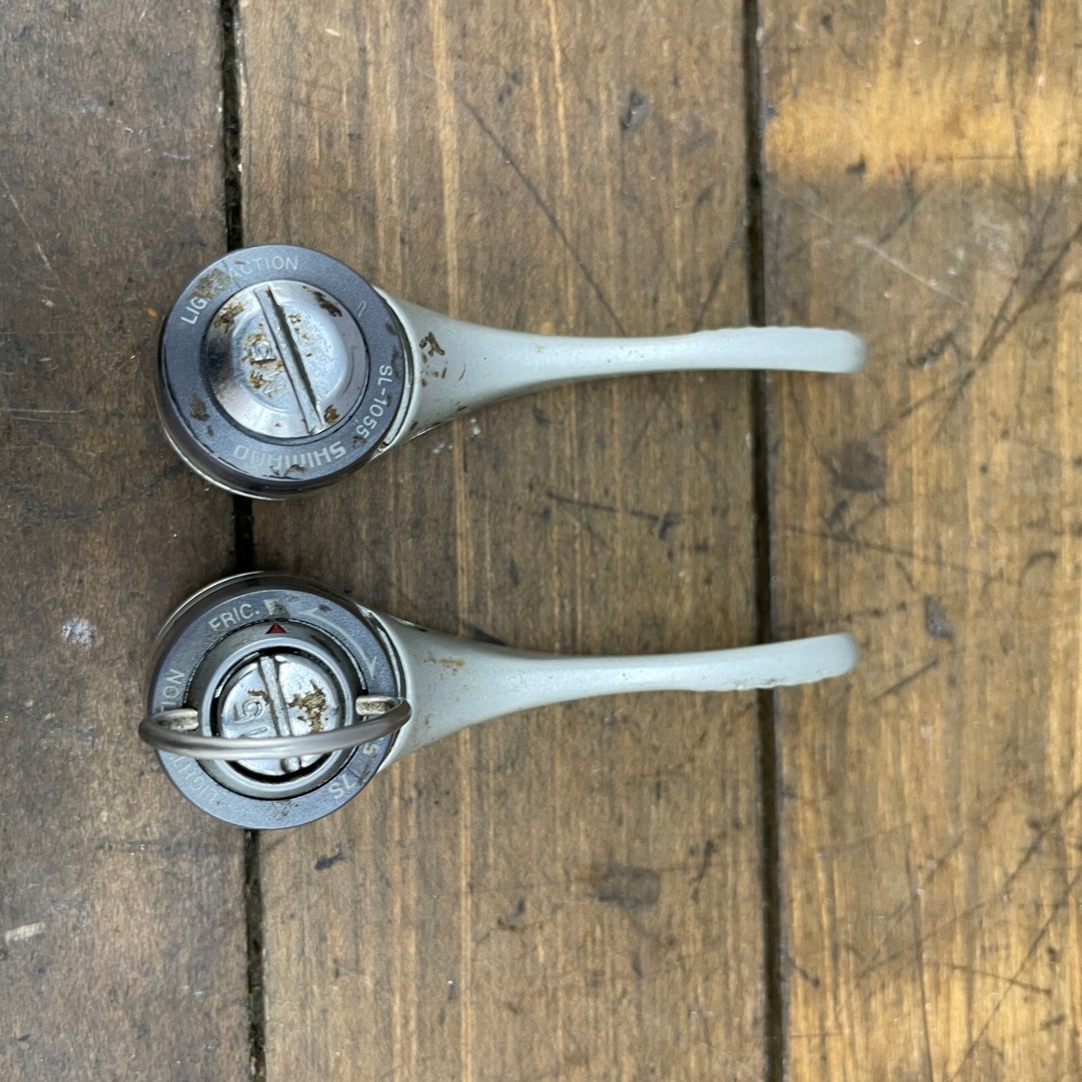 SHIMANO 105シフト シフトレバー 左右セット シフター 2×7 デュアルコントロール