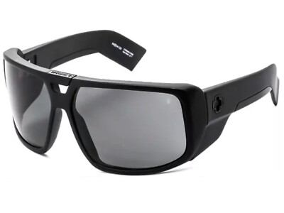 Spy Optic Men's Touring Sunglasses 66-14-124 matte blk / polarized