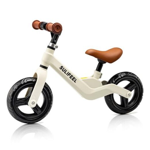  Adjustable Kids Baby Balance Bike 1 Year Old Boy Girl Birthday Gift, Two 