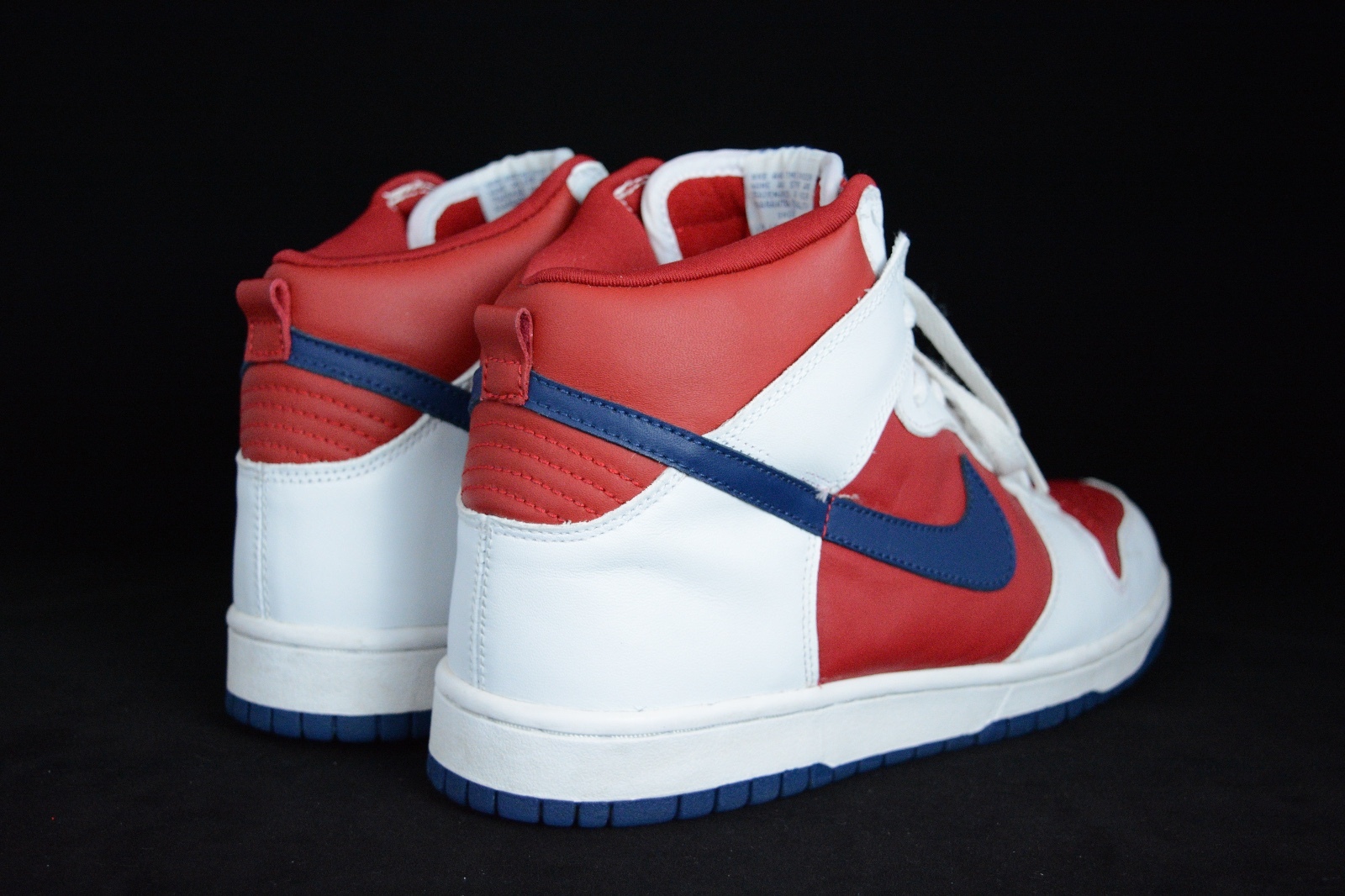 2003 NIKE DUNK HIGH LA CLIPPERS WHITE RAPID BLUE RED 305287-141 9.5 LOS ANGELES image 9